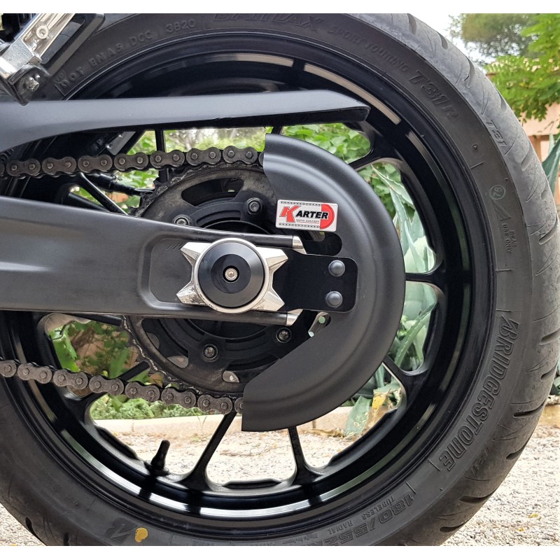 YAMAHA XSR 700 de 2016 à 2022 - Carter de chaine NOIR satiné