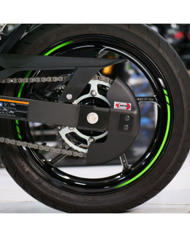 KAWASAKI Z 7 HYBRID - Carter de chaine NOIR satiné