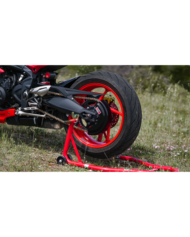 Triumph Street Triple 765 S/R/RS - Carter de chaine NOIR satiné